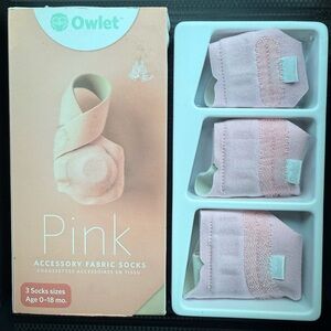 Owlet Pink Accessory Fabric Socks